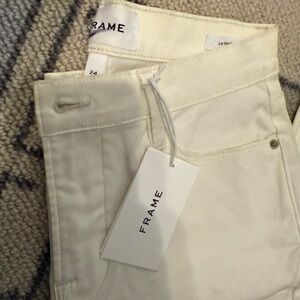 Frame Denim Cream Jeans